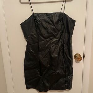 Black Leather Dress